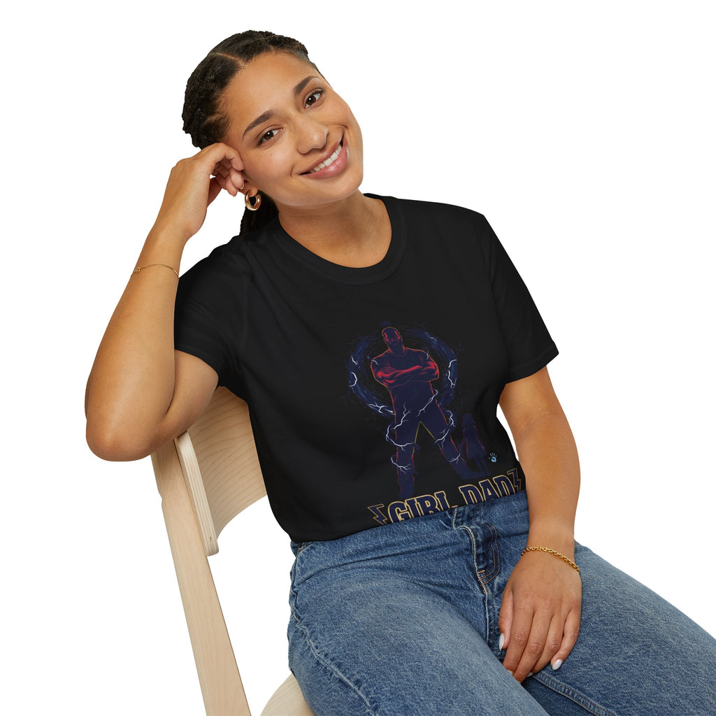 Girl Dad T-Shirt — Father and Daughter Silhouette Graphic Tee