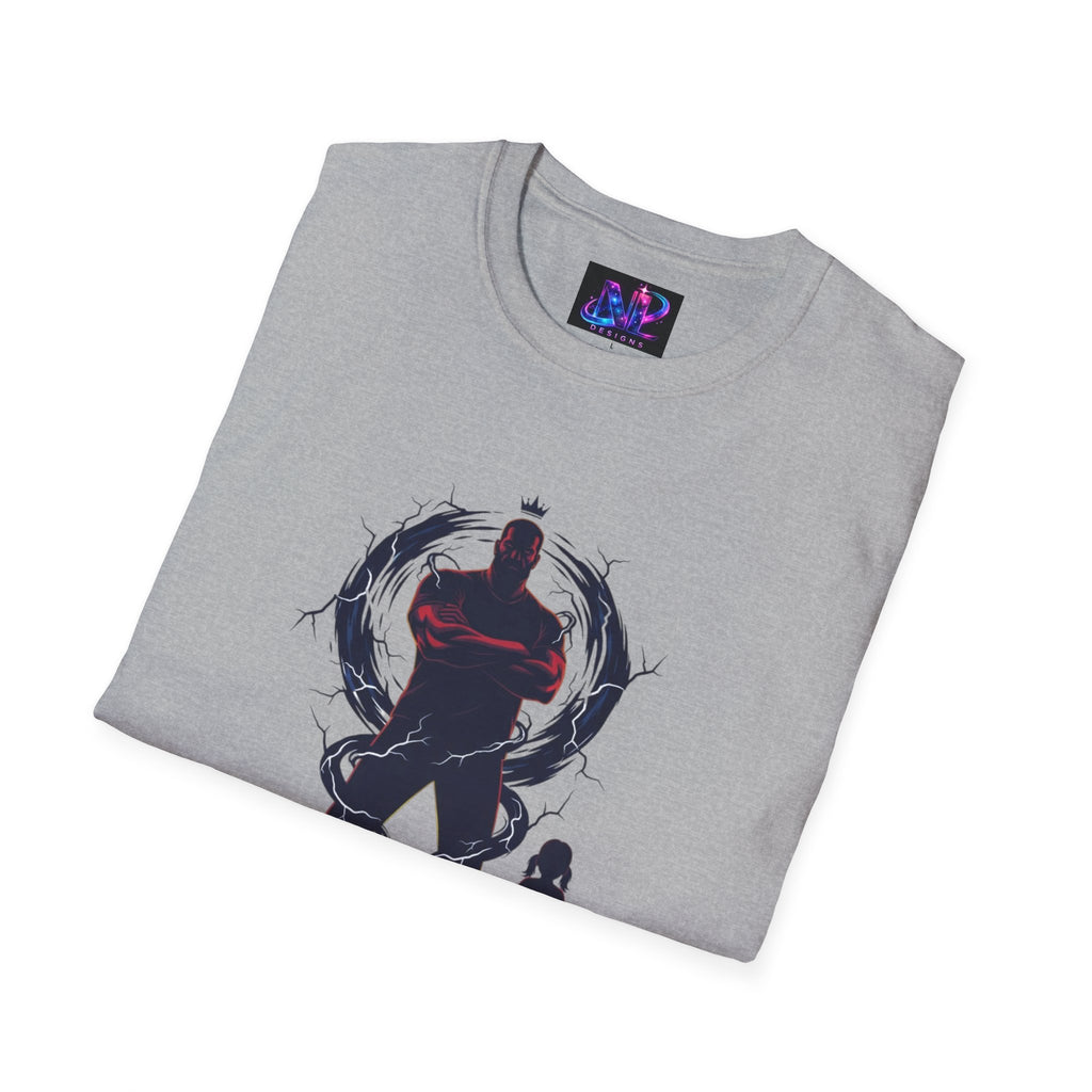 Girl Dad T-Shirt — Father and Daughter Silhouette Graphic Tee