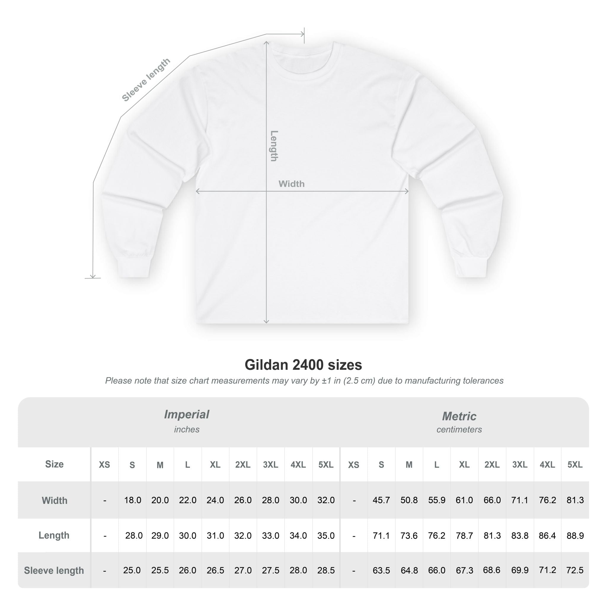 Long Sleeve Tee — Red Rose "Handle With Care" Graphic