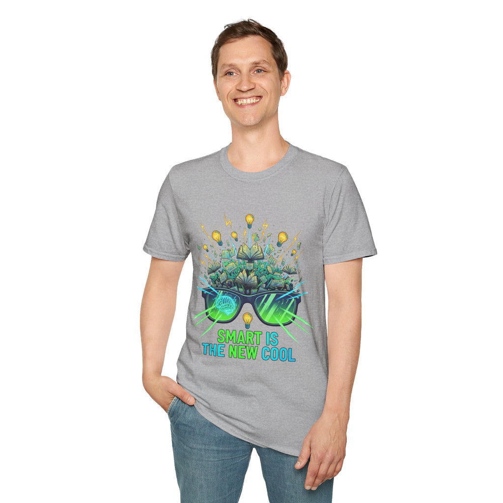 Smart Is The New Cool T-Shirt — Brainy Sunglasses Graphic Tee