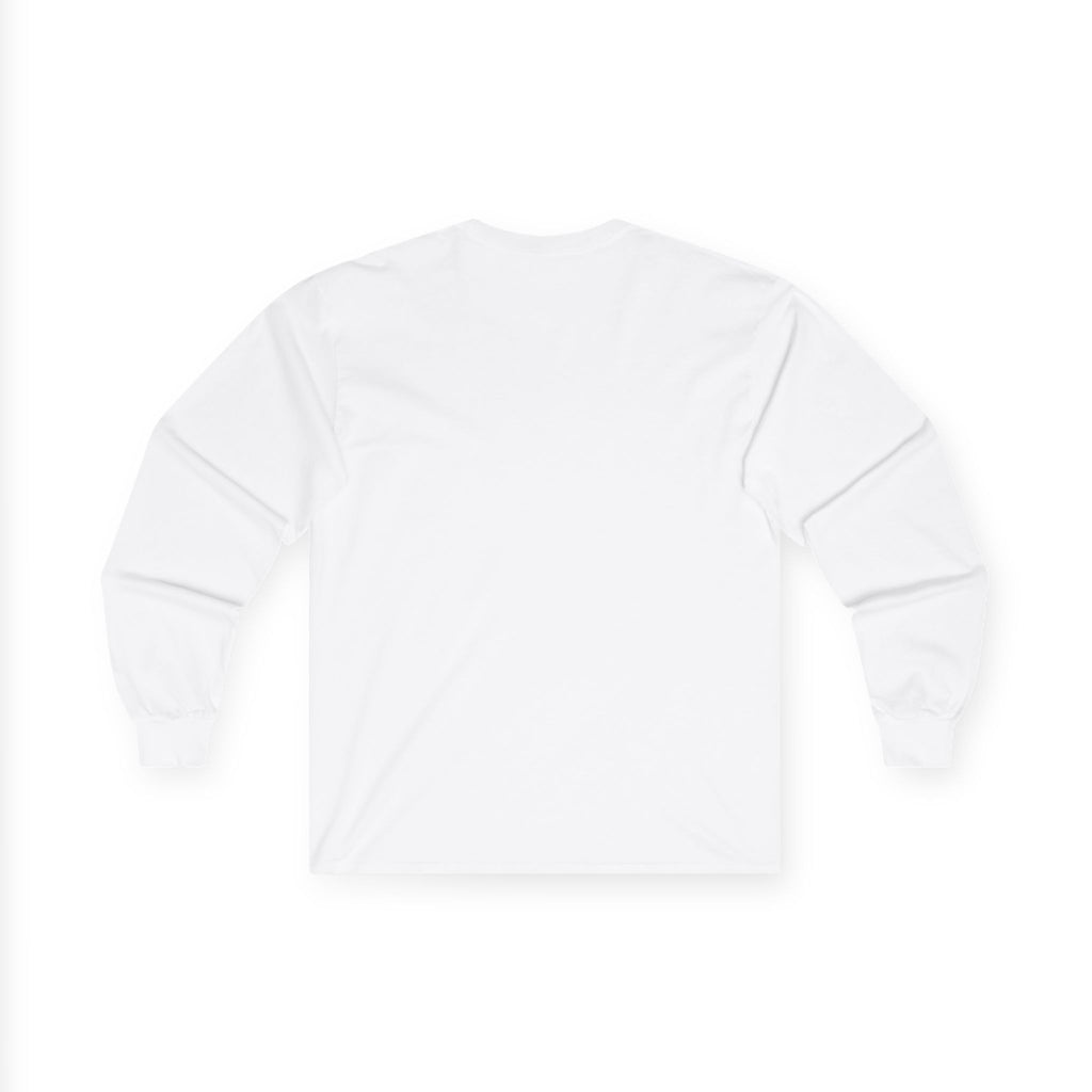 Long Sleeve Tee — Red Rose "Handle With Care" Graphic