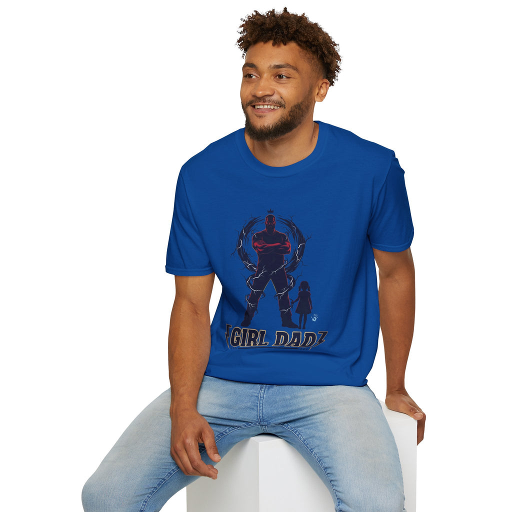Girl Dad T-Shirt — Father and Daughter Silhouette Graphic Tee