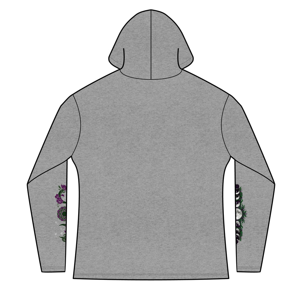 Divine Feminine Hoodie — Women's Spiritual Goddess Winged Caduceus Design