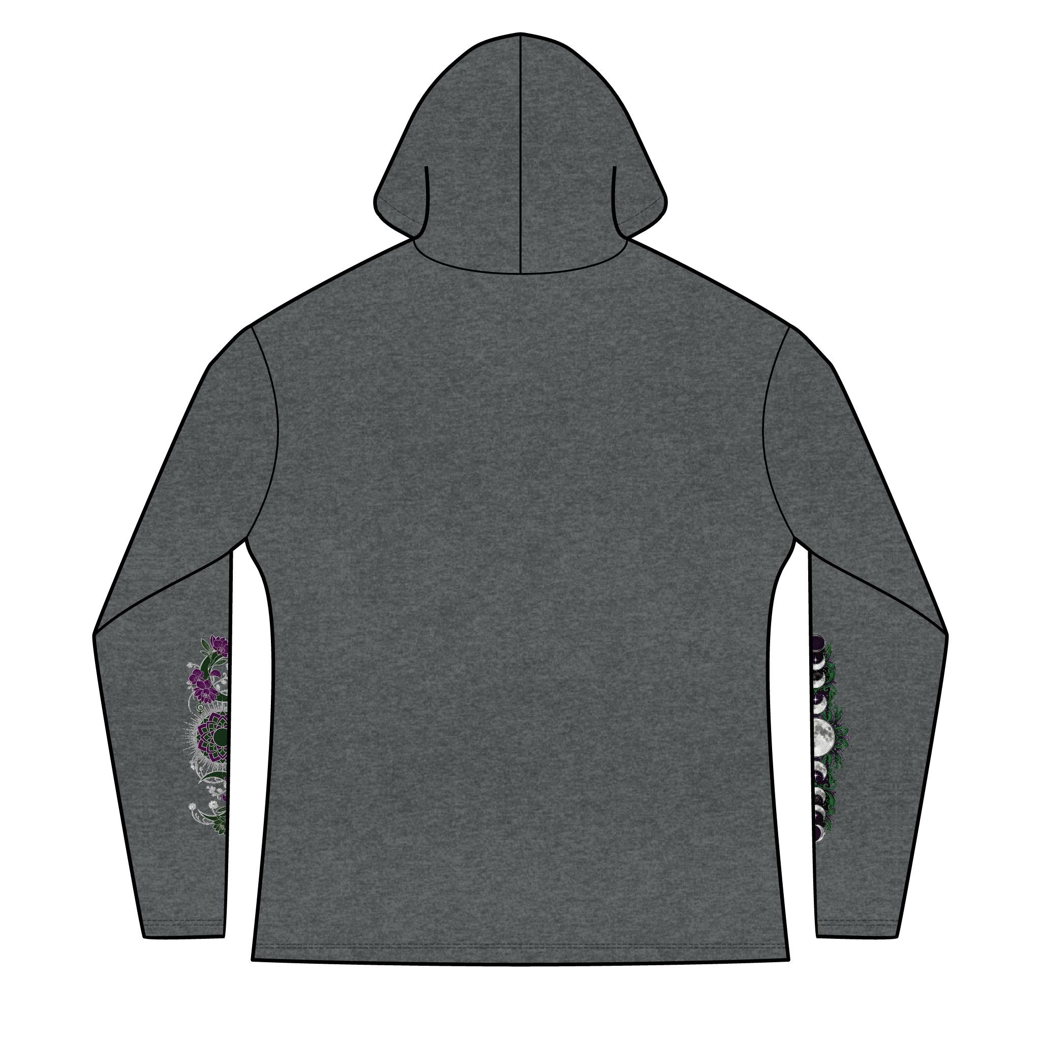 Divine Feminine Hoodie — Women's Spiritual Goddess Winged Caduceus Design
