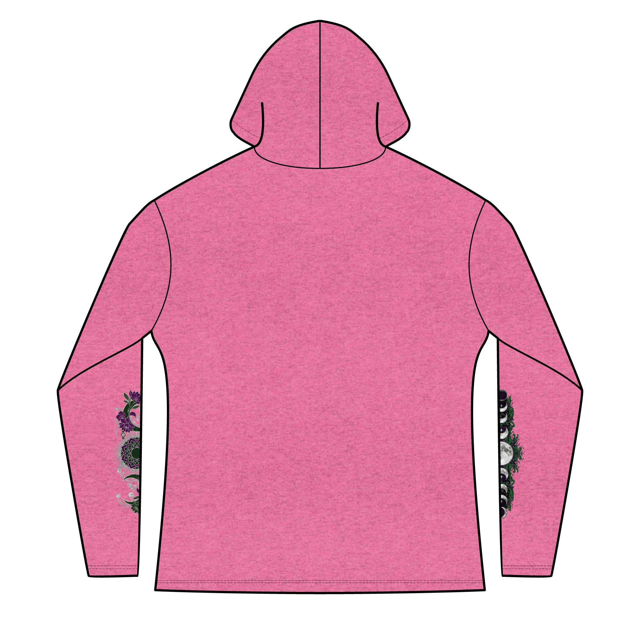Divine Feminine Hoodie — Women's Spiritual Goddess Winged Caduceus Design