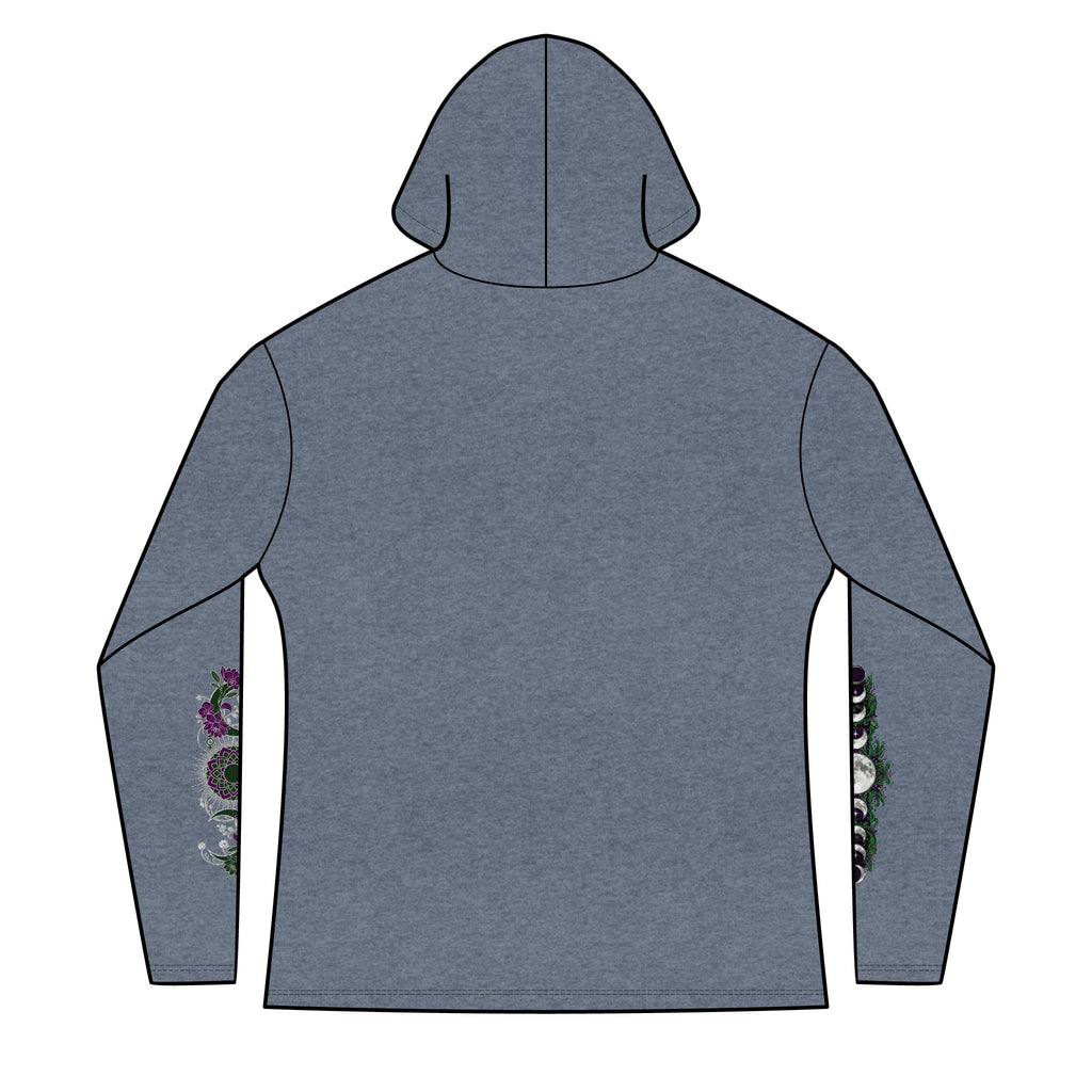Divine Feminine Hoodie — Women's Spiritual Goddess Winged Caduceus Design