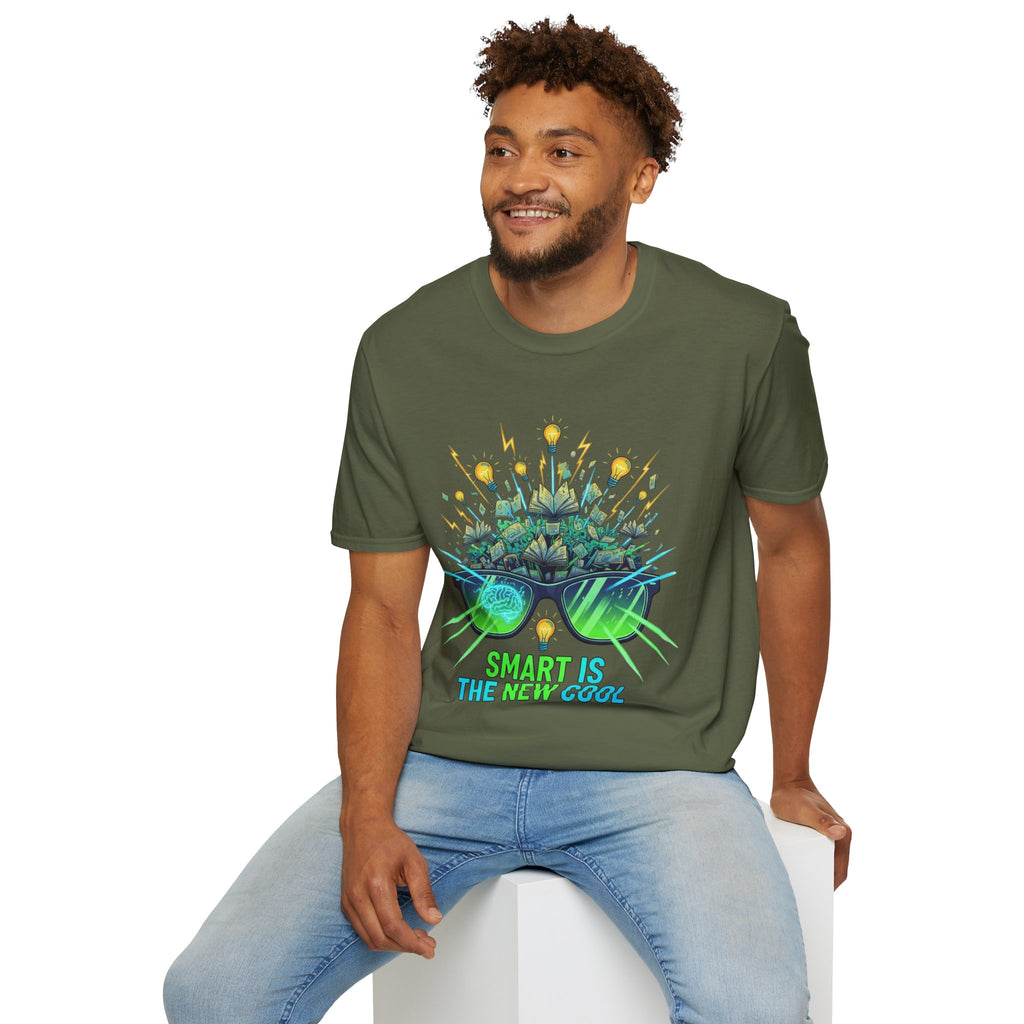 Smart Is The New Cool T-Shirt — Brainy Sunglasses Graphic Tee