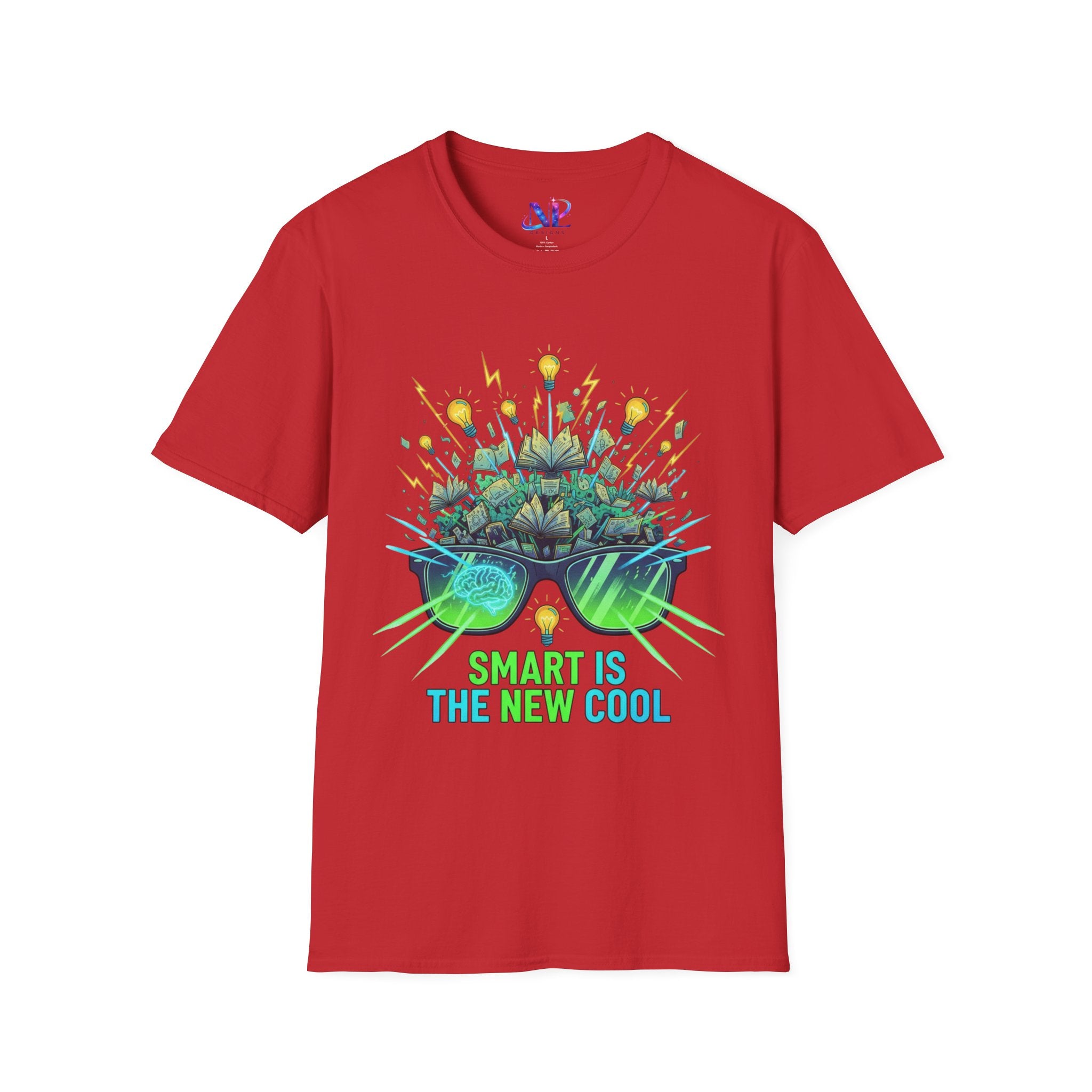 Smart Is The New Cool T-Shirt — Brainy Sunglasses Graphic Tee