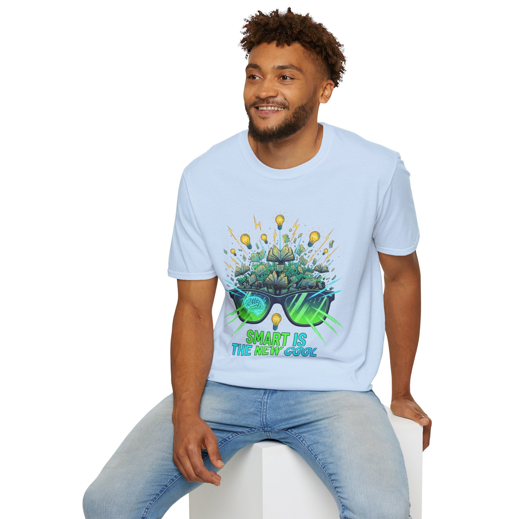 Smart Is The New Cool T-Shirt — Brainy Sunglasses Graphic Tee