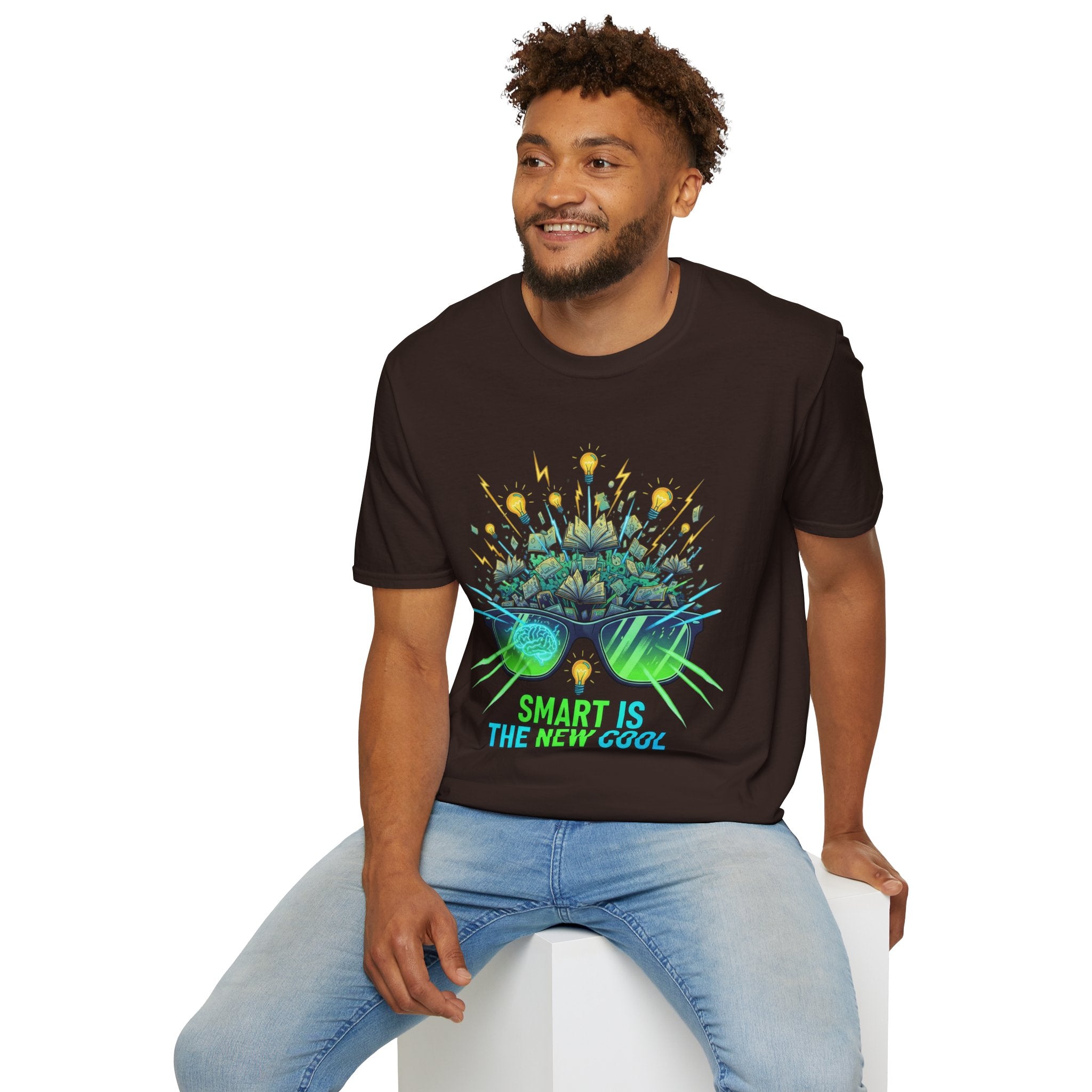 Smart Is The New Cool T-Shirt — Brainy Sunglasses Graphic Tee
