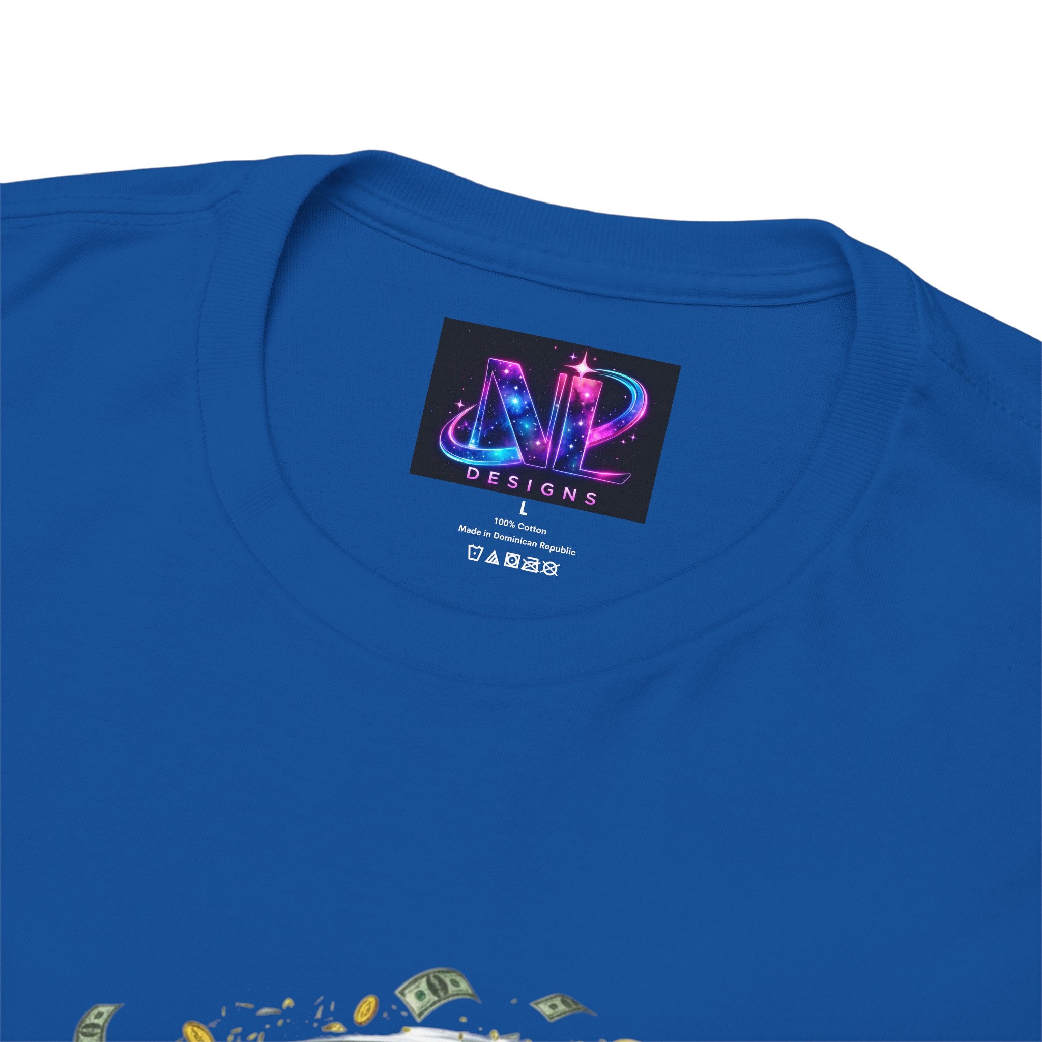 Money Moves Tee — Green Dollar Tornado Graphic T‑Shirt