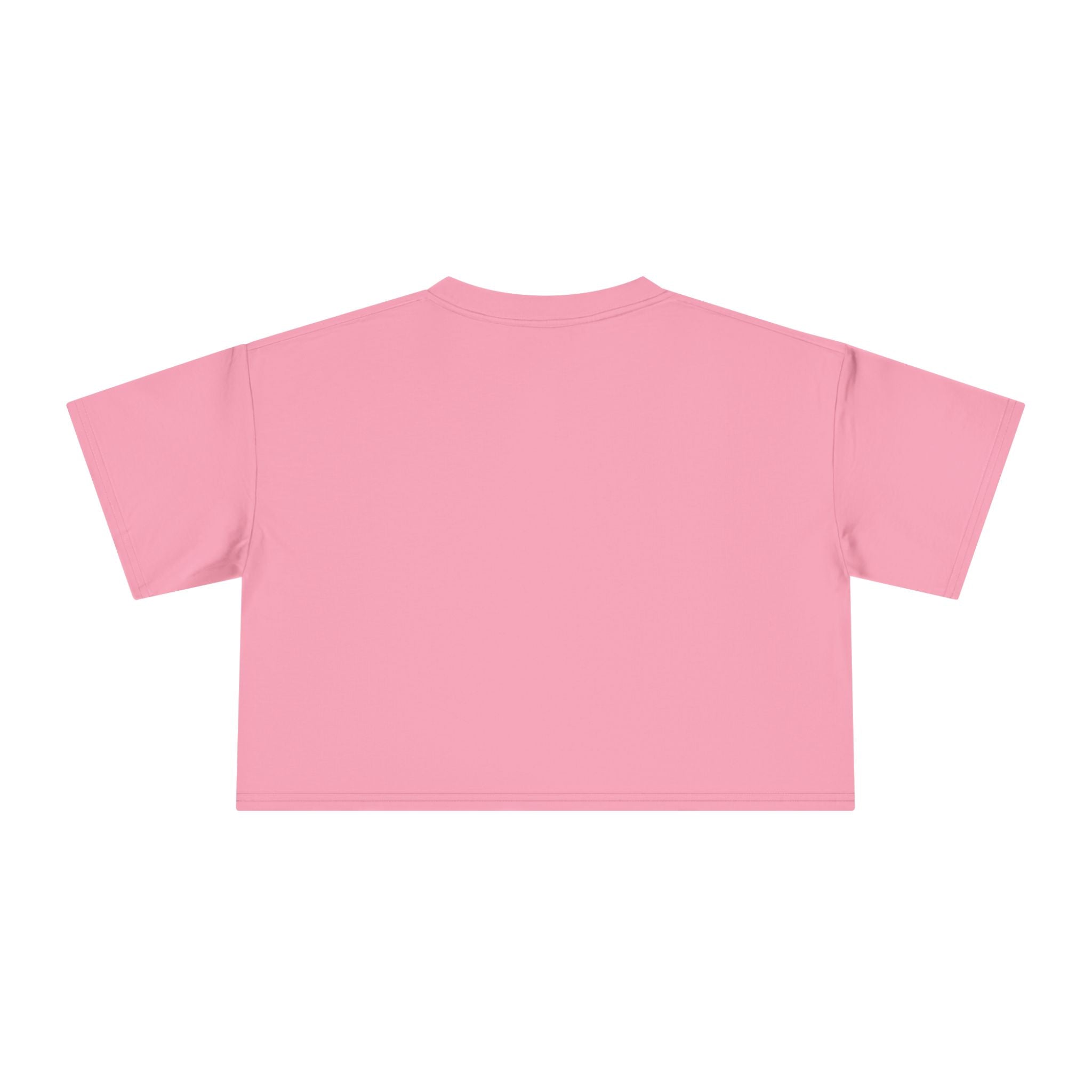 One Love Retro Heart Crop Tee — Women's Peace & Flower Power Graphic