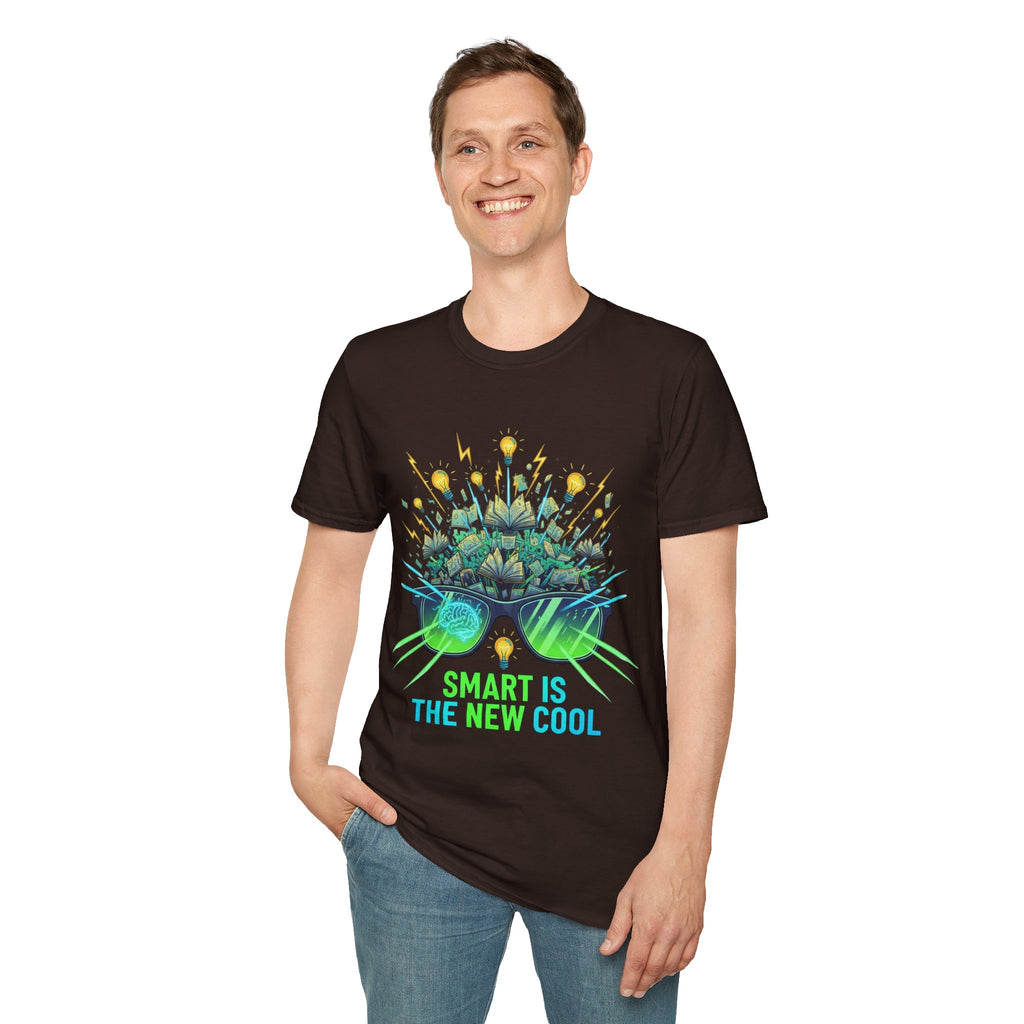 Smart Is The New Cool T-Shirt — Brainy Sunglasses Graphic Tee