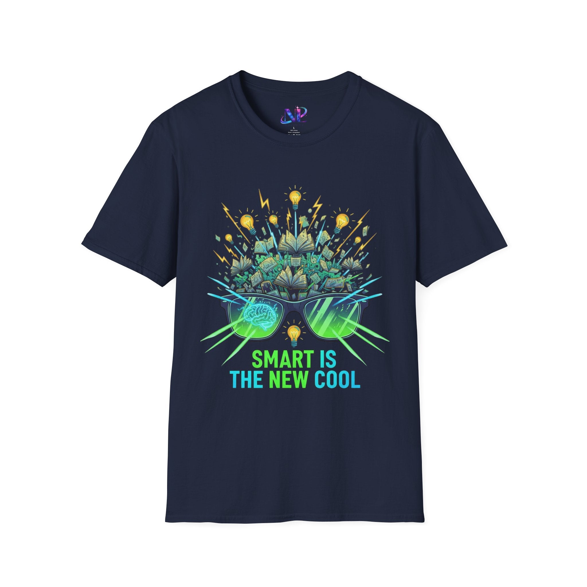 Smart Is The New Cool T-Shirt — Brainy Sunglasses Graphic Tee