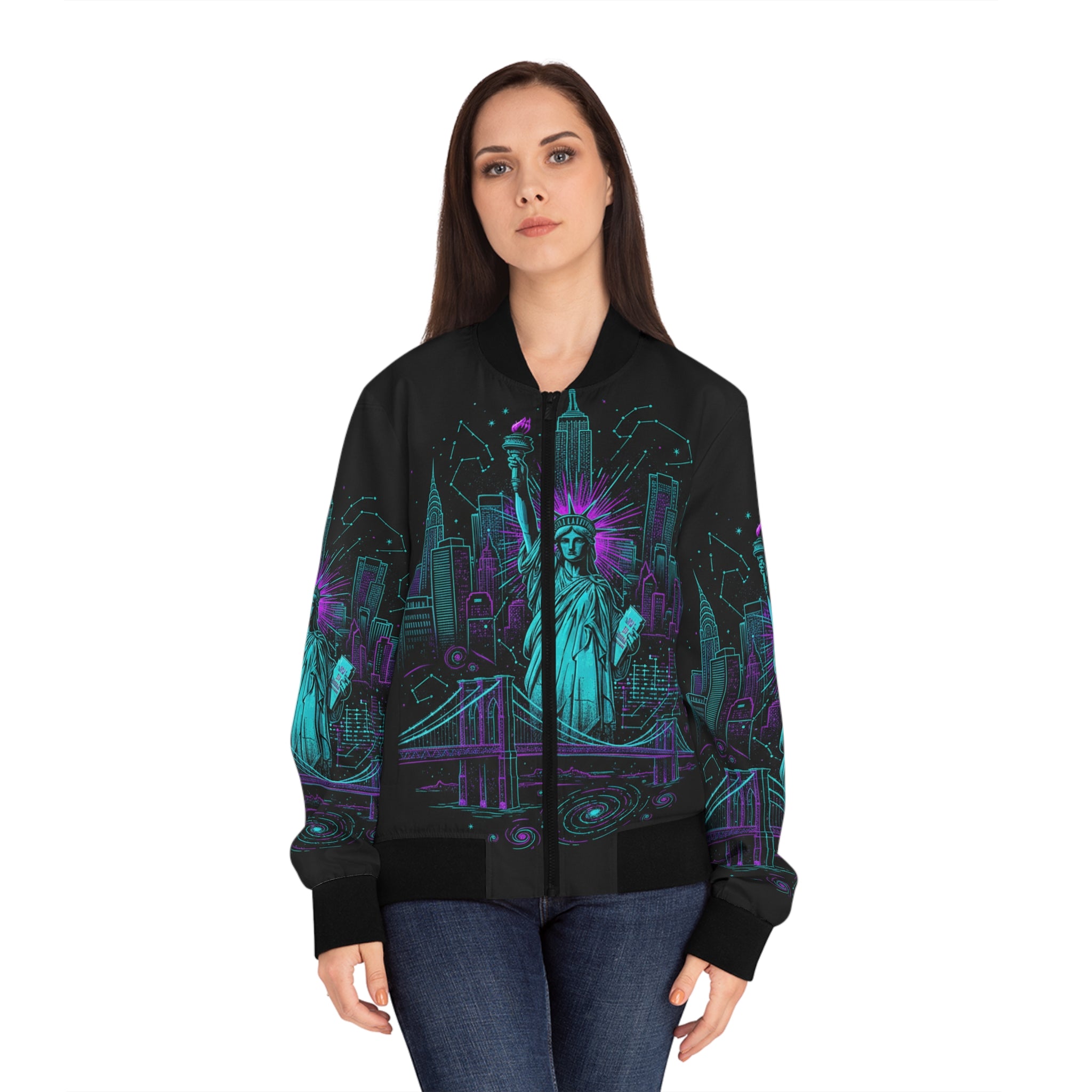 Lady Liberty Bomber Jacket