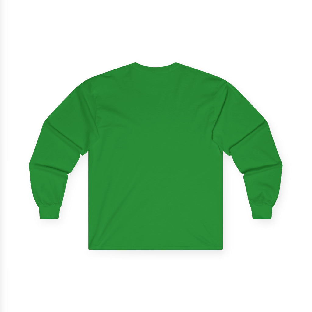 Long Sleeve Tee — Red Rose "Handle With Care" Graphic