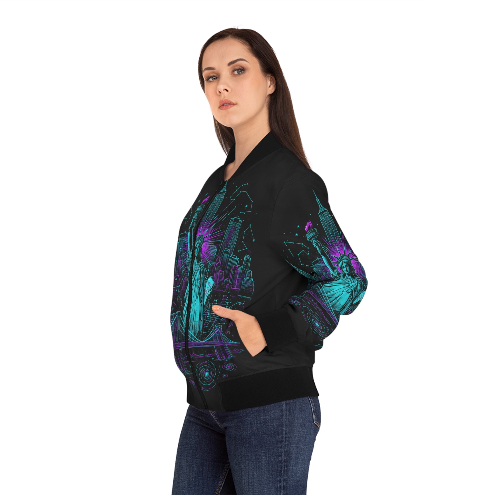 Lady Liberty Bomber Jacket