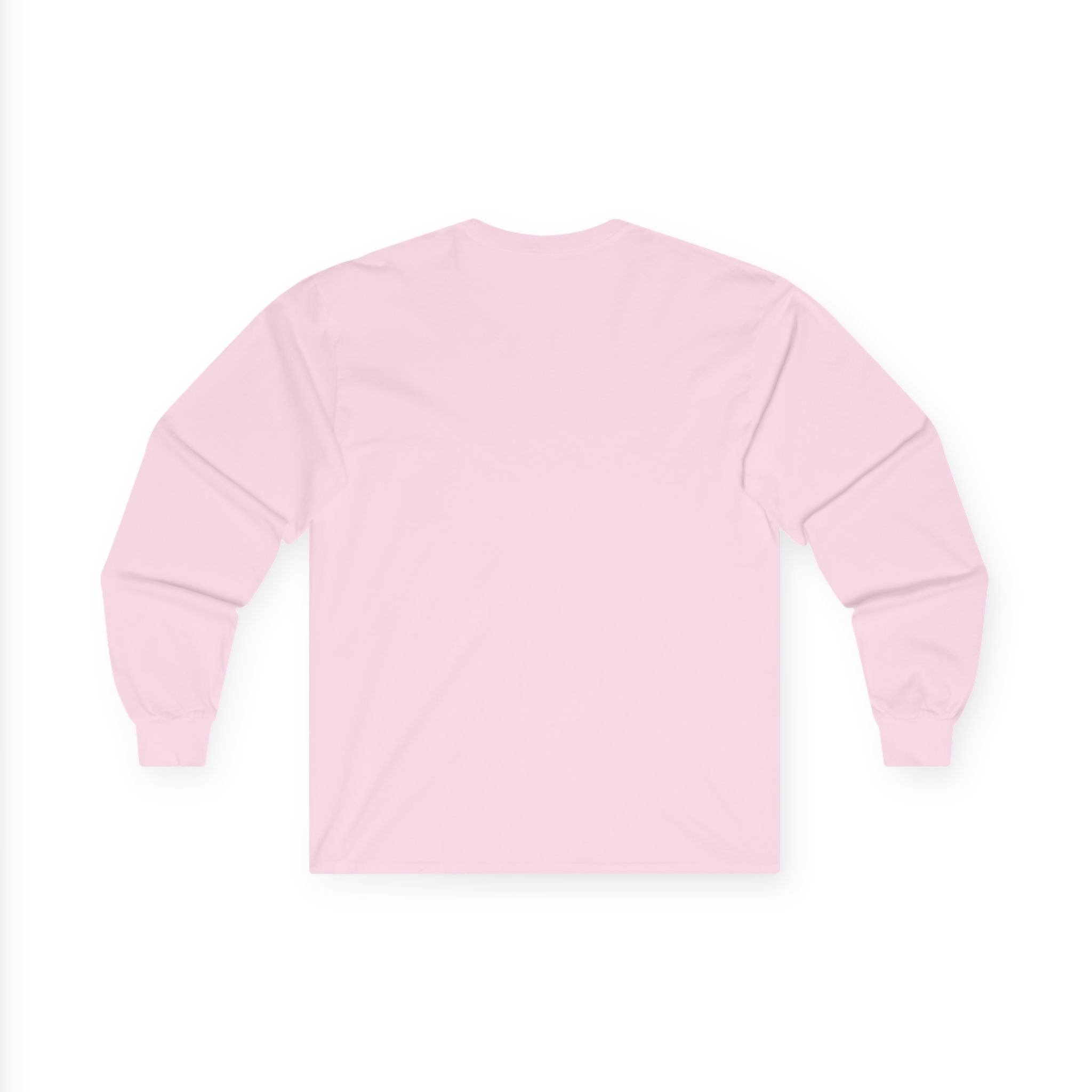 Long Sleeve Tee — Red Rose "Handle With Care" Graphic