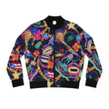 La Cultura: El Estilo Bomber Jacket — Puerto Rican Mask & Chain All-Over Print