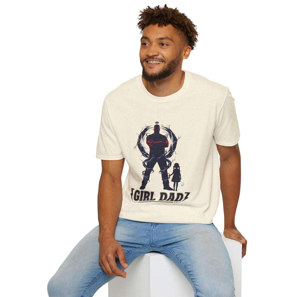 Girl Dad T-Shirt — Father and Daughter Silhouette Graphic Tee
