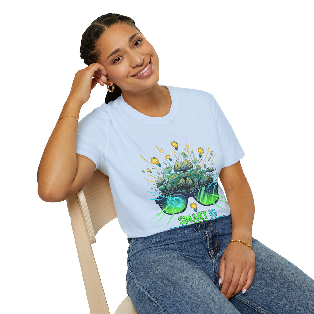 Smart Is The New Cool T-Shirt — Brainy Sunglasses Graphic Tee