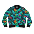 El Coro de Coquíes Bomber Jacket — Floral Jungle Print Women's Jacket