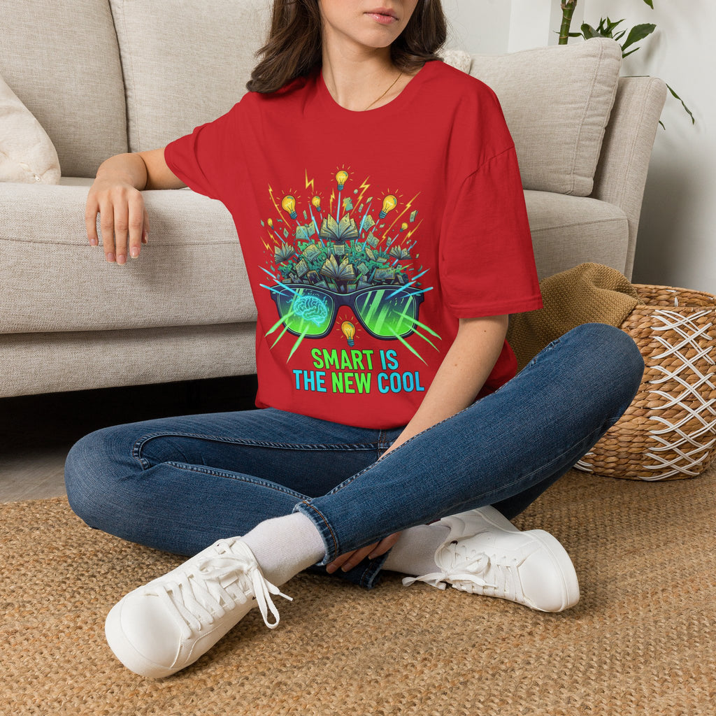Smart Is The New Cool T-Shirt — Brainy Sunglasses Graphic Tee